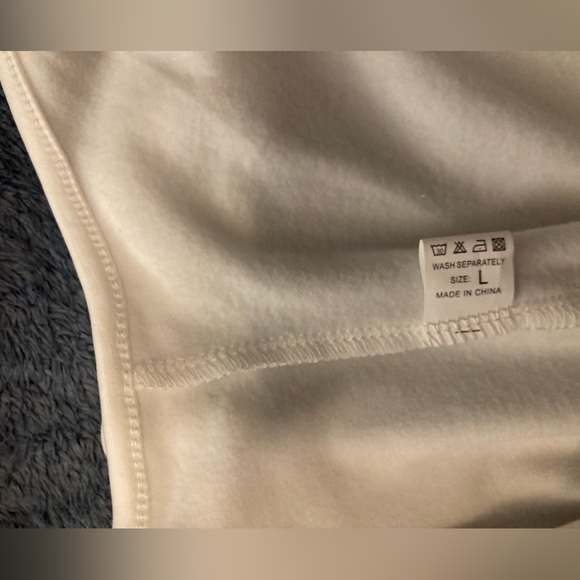 True white bodysuit — NWOT - Picture 5 of 8